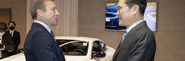 이재용 회장, 올리버 집세 BMW CEO 미팅